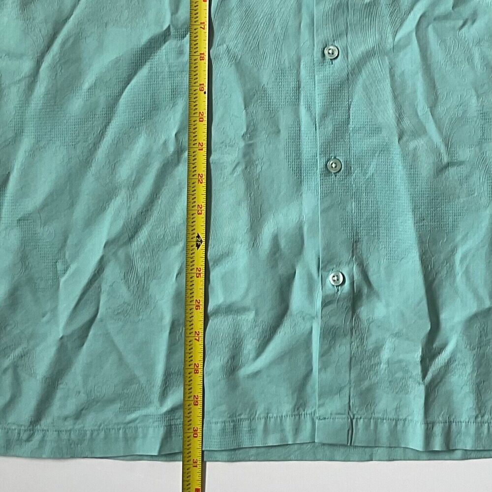 Tori Richard‎ Shirt Mens XL Blue Short Sleeve Floral Orange Label Hawaiian Silk - Picture 8 of 8